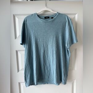 Theory Teal Crew Neck Tee